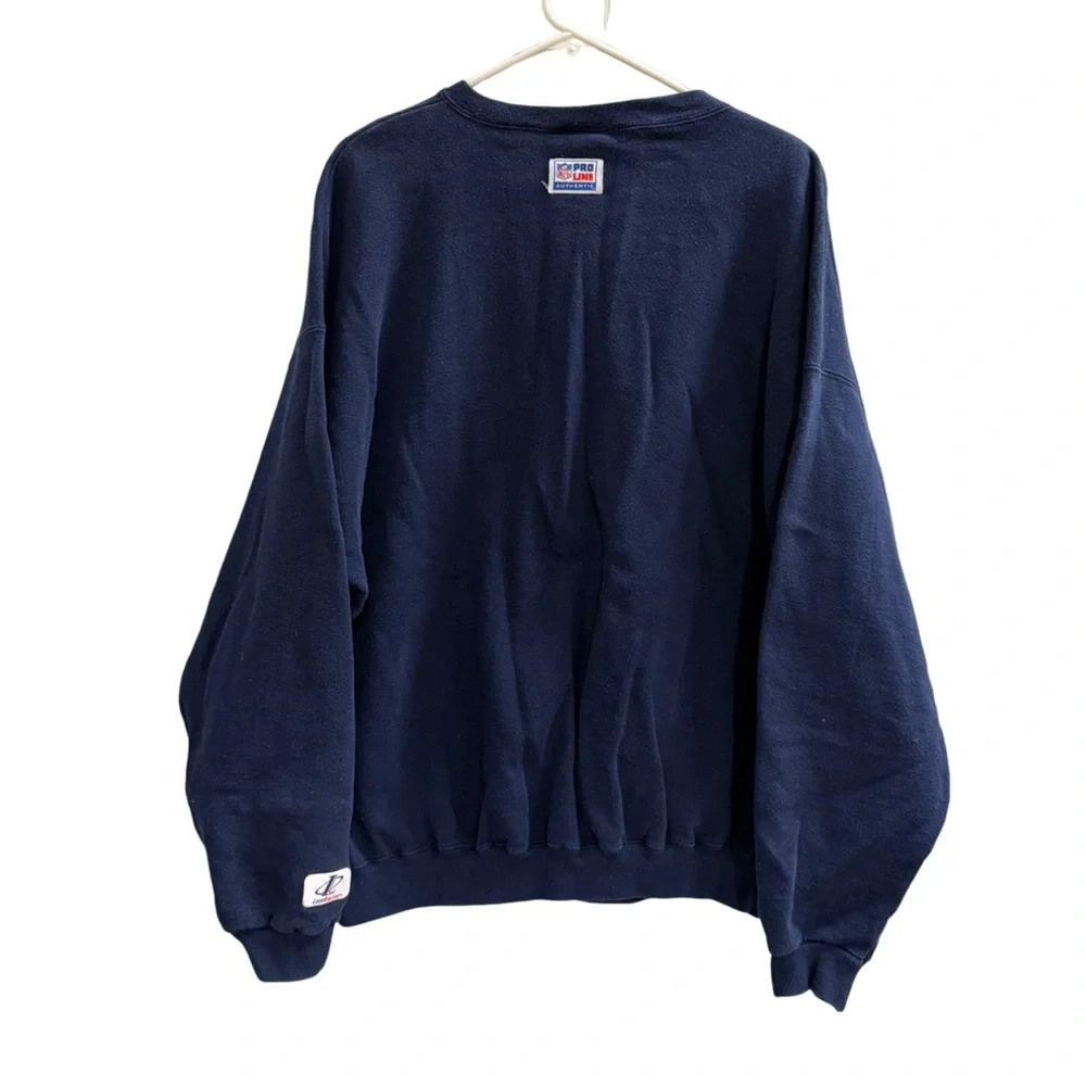 Vintage LOGO ATHLETIC DALLAS COWBOYS Crewneck Sweatshirt Blue Size XL - Picture 6 of 10